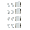 Paulmann Zubeh�r f�r MAX LED STRIPE Eckverbinder, 4er-Set, wei�, inkl. 8 Steckverbinder