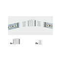Paulmann Zubeh�r f�r MAX LED STRIPE Eckverbinder, 4er-Set, wei�, inkl. 8 Steckverbinder