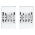 Paulmann Zubeh�r f�r MAX LED STRIPE Clip-to-Clip Verbinder, 2er-Set, wei�, f�r unbeschichtete Strips
