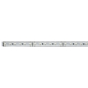 LED Strip MaxLED 500 Warmwei�, beschichtet, 24V, 7W 2700K 440lm, dimmbar, Silber, 100cm