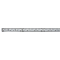 Function MAX LED 500, beschichtet, 24V, 6W 6500K 440lm/m, Silber, 100cm