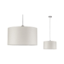 Paulmann Paulmann Tessa Pendant luminaire creme/brushed iron E27 max. 60W