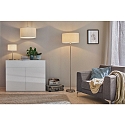 Paulmann Paulmann Tessa Pendant luminaire creme/brushed iron E27 max. 60W