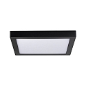 LED Panel ABIA, square, 30x30cm, IP20, 230V, 22W 2700K 2200lm, black matt