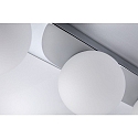Decken-/Wandleuchte GOVE Balken Badleuchte, 3x G9, IP44, Glas satiniert