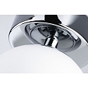 Paulmann LED Decken-/Wandleuchte GOVE Badleuchte, 9W, IP44, Glas satiniert, chrom