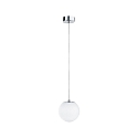 pendant luminaire GOVE IP44, chrome 