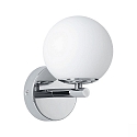 Paulmann LED Wandleuchte GOVE Badleuchte, 5W, IP44, Glas satiniert, chrom