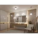Paulmann LED Wandleuchte GOVE Badleuchte, 5W, IP44, Glas satiniert, chrom
