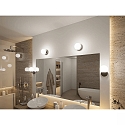 Paulmann LED Wandleuchte GOVE Badleuchte, 5W, IP44, Glas satiniert, chrom