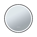 Paulmann mirror with lighting MIRRA LED � 59CM round, CCT Switch, with touch dimmer, with heating function IP44, mat, black dimmable