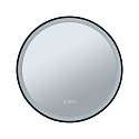 Paulmann mirror with lighting MIRRA LED � 59CM round, CCT Switch, with touch dimmer, with heating function IP44, mat, black dimmable