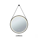 Paulmann mirror with lighting MIRRA � 60CM round, CCT Switch, with touch dimmer, with tape, with heating function IP44