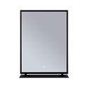 Paulmann LED Leuchtspiegel MIRO, IP44, eckig, 45 x 60cm, mit Ablage + Rahmen, 15W 3000-6500K (Tunable White) 180lm, CRi >90, schwarz