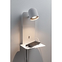 Paulmann reading lamp MALENA with USB connection GU10 IP20, white 