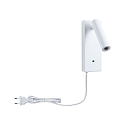 Paulmann reading lamp HULDA LED with USB connection IP20, white dimmable