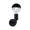 Paulmann wall luminaire RAVI IP44 rigid E27 IP44, black