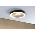 LED Wand-/Deckenleuchte VOLEA, IP44, direkt / indirekt,  � 40cm, 25W 3000K 1300lm, dimmbar, schwarz / Gold