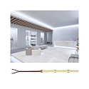 Paulmann LED Stripe PRO STRIP SILVER COB P150, 5m, 65W, 24V DC, 6500K, 1400lm/m, IP20