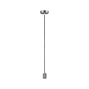 Pendelleuchte NEORDIC TILLA, E27, mit Baldachin, Graualuminium