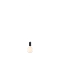 pendant luminaire NEORDIC TILLA with switch, with plug E27 IP20, graphite black dimmable