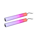 Paulmann light bar set of 2, RGB IP20, black dimmable