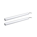 Paulmann LED Leiste Set 2x60cm, 1W, 48lm, USB, Farbwechsel RGB, dimmbar, schwarz