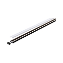 Paulmann Zubeh�r f�r MaxLED Strips - Profil BASE, IP20, Alu schwarz eloxiert / Kunststoff satin, mit wei�em Diffusor, 200cm