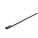 Paulmann Zubeh�r f�r MaxLED Strips - Profil BASE, IP20, Alu schwarz eloxiert / Kunststoff satin, mit wei�em Diffusor, 200cm