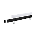 Paulmann Zubeh�r f�r MaxLED Strips - Profil SQUARE, IP20, Alu schwarz eloxiert / Kunststoff satin, mit wei�em Diffusor, 200cm
