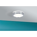Paulmann HomeSpa LED Panel AVIAR, direkt/indirekt, IP44, � 22cm, 230V, dimmbar, 13W 4000K, Chrom