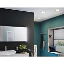 Paulmann HomeSpa LED Panel AVIAR, direkt/indirekt, IP44, � 22cm, 230V, dimmbar, 13W 4000K, Chrom