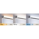 Paulmann LED Wandleuchte / Spiegelleuchte HomeSpa TOVA, IP44, TunableWhite, dimmbar, mit FB, 90cm, 8.7W 750lm, Chrom / Wei�