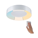 Paulmann ceiling luminaire HOMESPA CASCA LED large, CCT Switch IP44, white dimmable