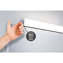 Paulmann LED Spiegelleuchte HomeSpa LUNO, IP44, WhiteSwitch, inkl. N�herungs-Sensor, Alu, 39cm, 6W 670lm