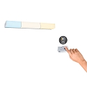 Paulmann LED Spiegelleuchte HomeSpa LUNO, IP44, WhiteSwitch, inkl. N�herungs-Sensor, Alu, 39cm, 6W 670lm