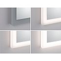 mirror with lighting MIRRA LED 60 X 80CM / HIGH square, CCT Switch, with touch dimmer, with heating function IP44