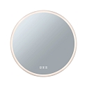 mirror with lighting MIRRA LED � 60CM round, CCT Switch, with touch dimmer, with heating function IP44, white matt dimmable