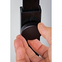 Paulmann LED Steh-Leseleuchte ALDAN mit Stufen-Touchdimmer, 120-150cm, 230V, 15.5W 2700K, schwarz / Alu geb�rstet