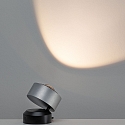 Paulmann table lamp ALDAN LED with sensor, brushed aluminium, black dimmable