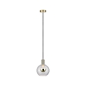 Paulmann Paulmann Neordic Esben Pendant luminaire E27, max. 20W, clear/brushed brass