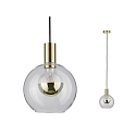 Paulmann Paulmann Neordic Esben Pendant luminaire E27, max. 20W, clear/brushed brass