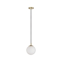 Paulmann Neordic Menja Pendant luminaire E27, max. 20W white/brass brushed