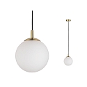 Paulmann Pendelleuchte NEORDIC MENJA, E27 max. 20W Wei� / Messing geb�rstet
