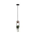 Paulmann Pendelleuchte NEORDIC Urban Jungle FANJA, GU10 max. 20W, Metall / Gals, Schwarz / Kupfer