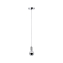 Paulmann Pendant luminaire LARUS, IP44, 230V E27 max. 20W, metal, chrome
