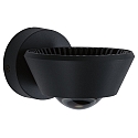 Paulmann LED Wandleuchte SABIK, IP44, Up/Down, 1-seitige Linsenoptik, 9+4W 2700K 390+258lm, drehbar, dimmbar, Schwarz