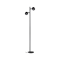 Paulmann floor lamp PURIC PANE LED 2-fold, ZigBee controllable LED, grey, black dimmable