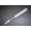 Paulmann LED Pendant luminaire APTARE, ZigBee controllable, 18W 2700K 1250lm, alu brushed, dimmable
