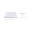 Paulmann LED Aufbau-Panel VELORA, 60cm, 230V, 40W 3000K 3500lm, nicht dimmbar, Wei� matt